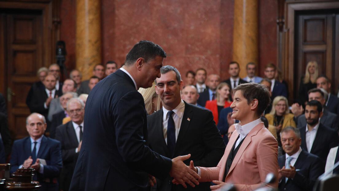 žigman i ministrica srpski parlament